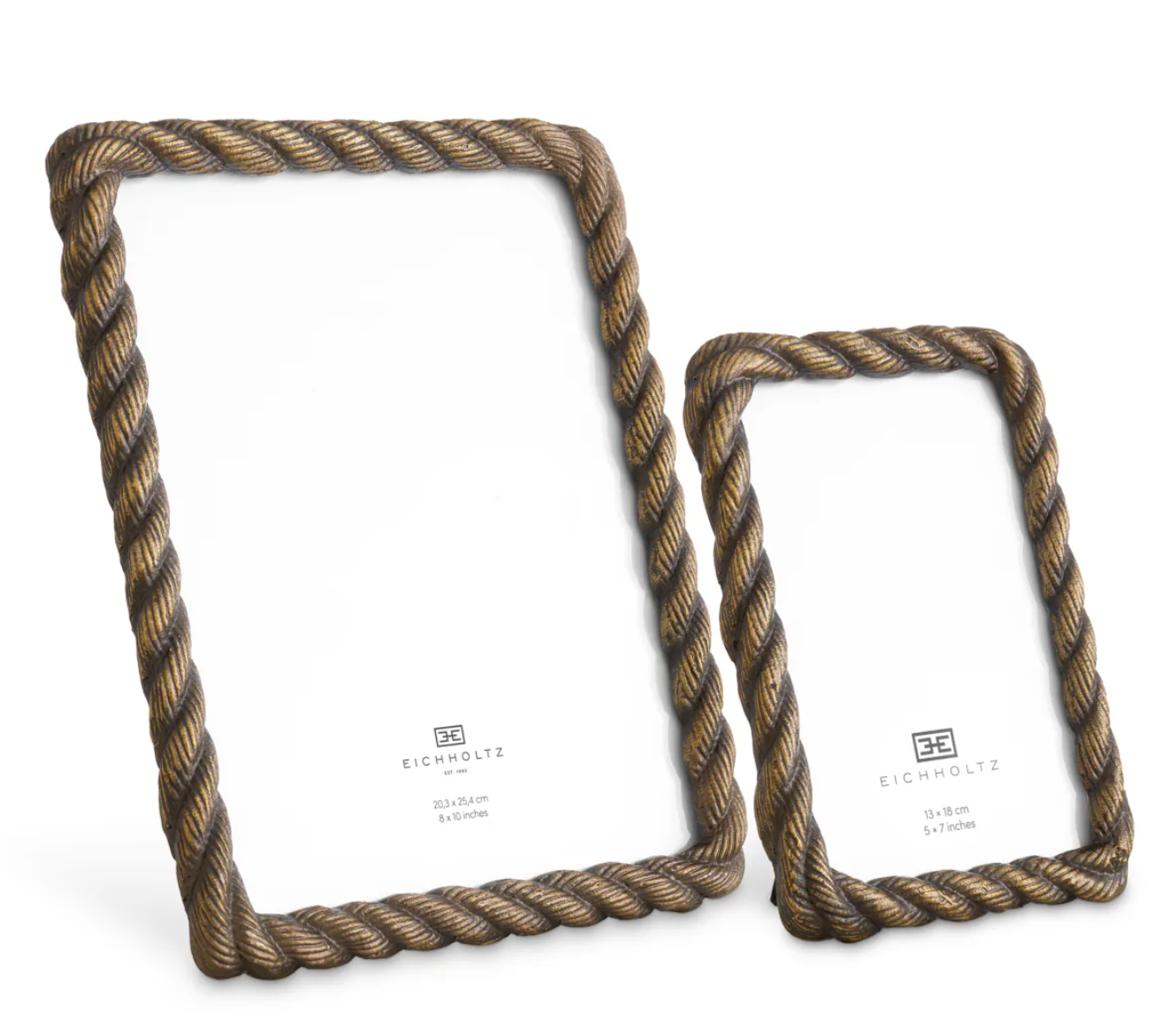 Brass Rope Picture Frame