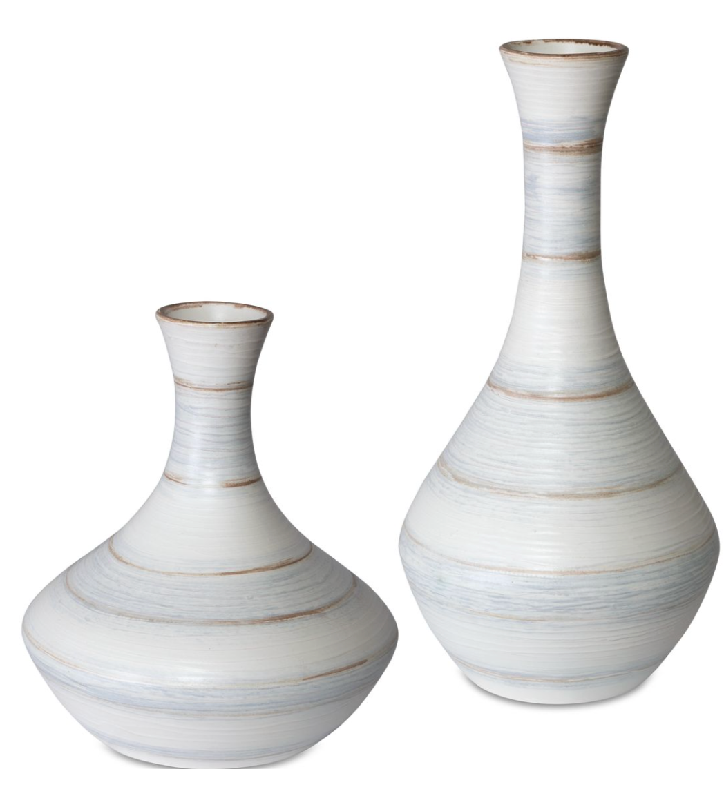 MARTIN - Blue Vases - S/2
