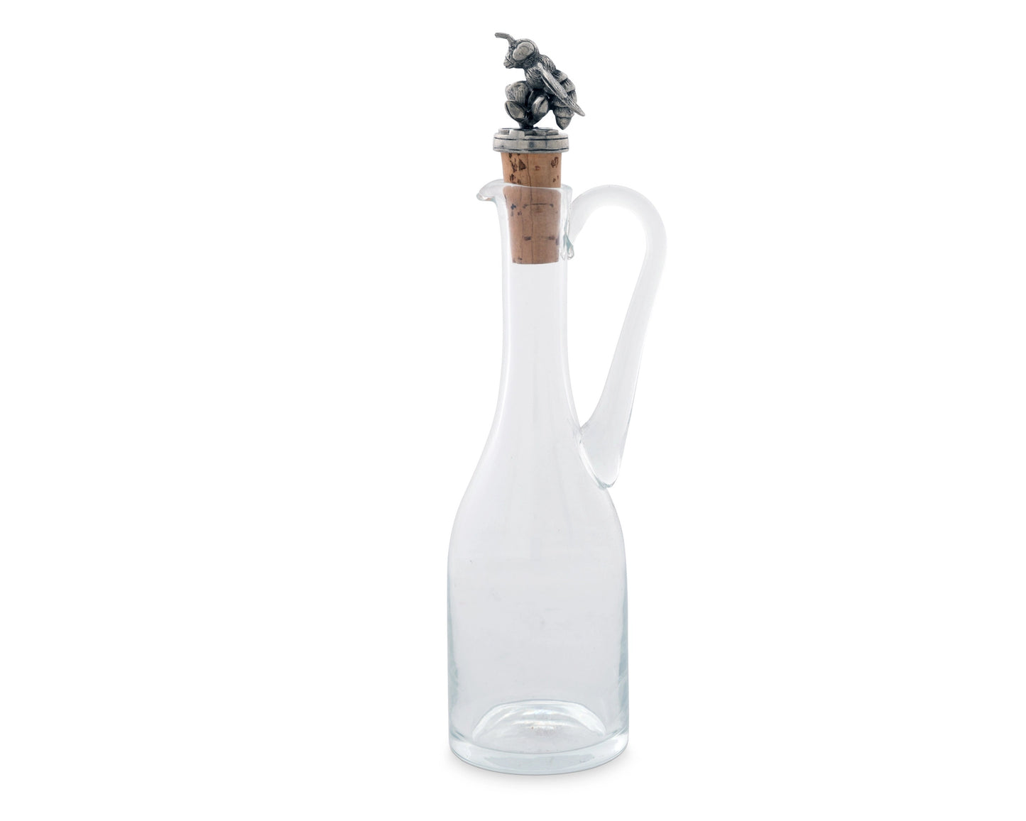 Cruet Bottle with Bee Cork Stopper