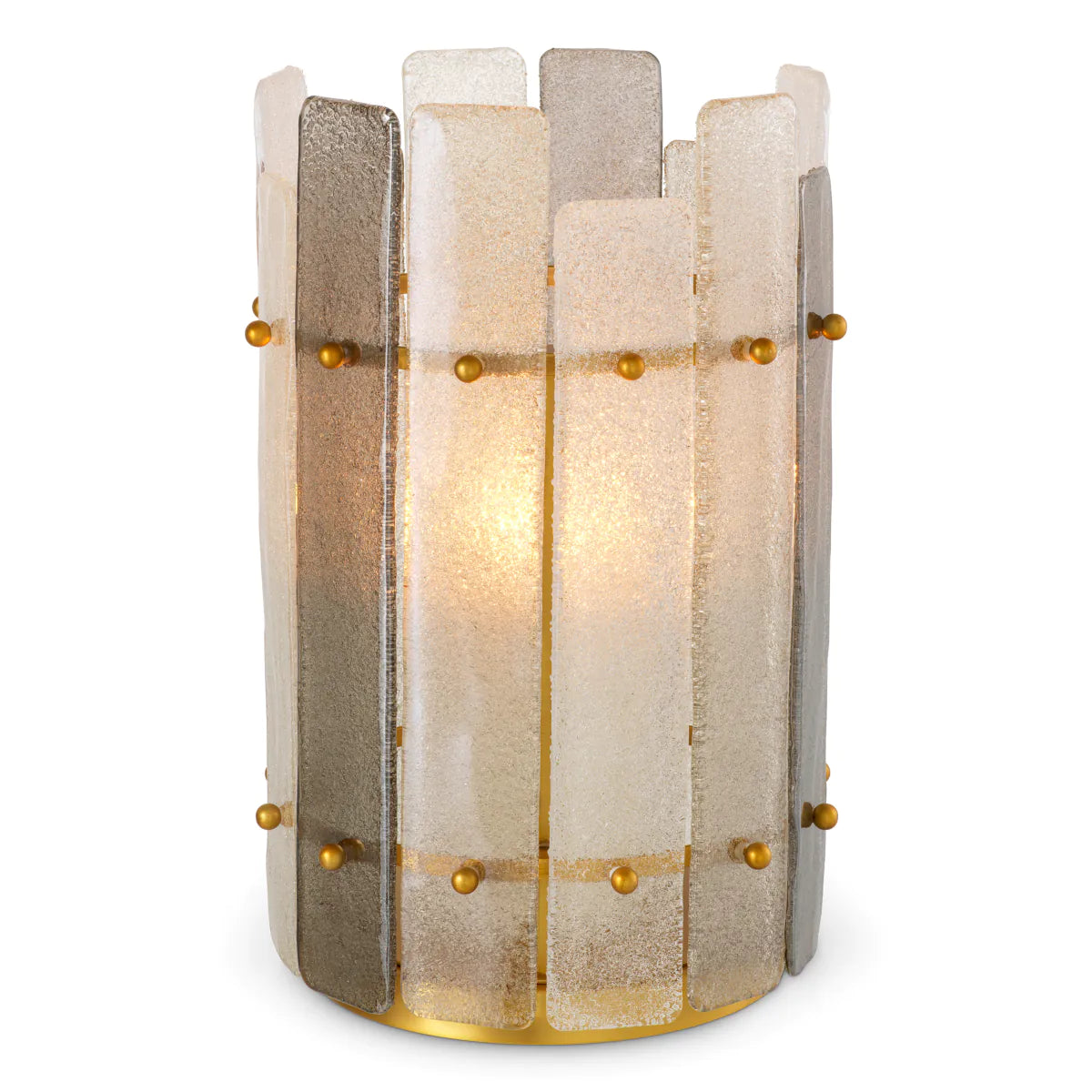 Charming Sandblasted Glass Hurricane