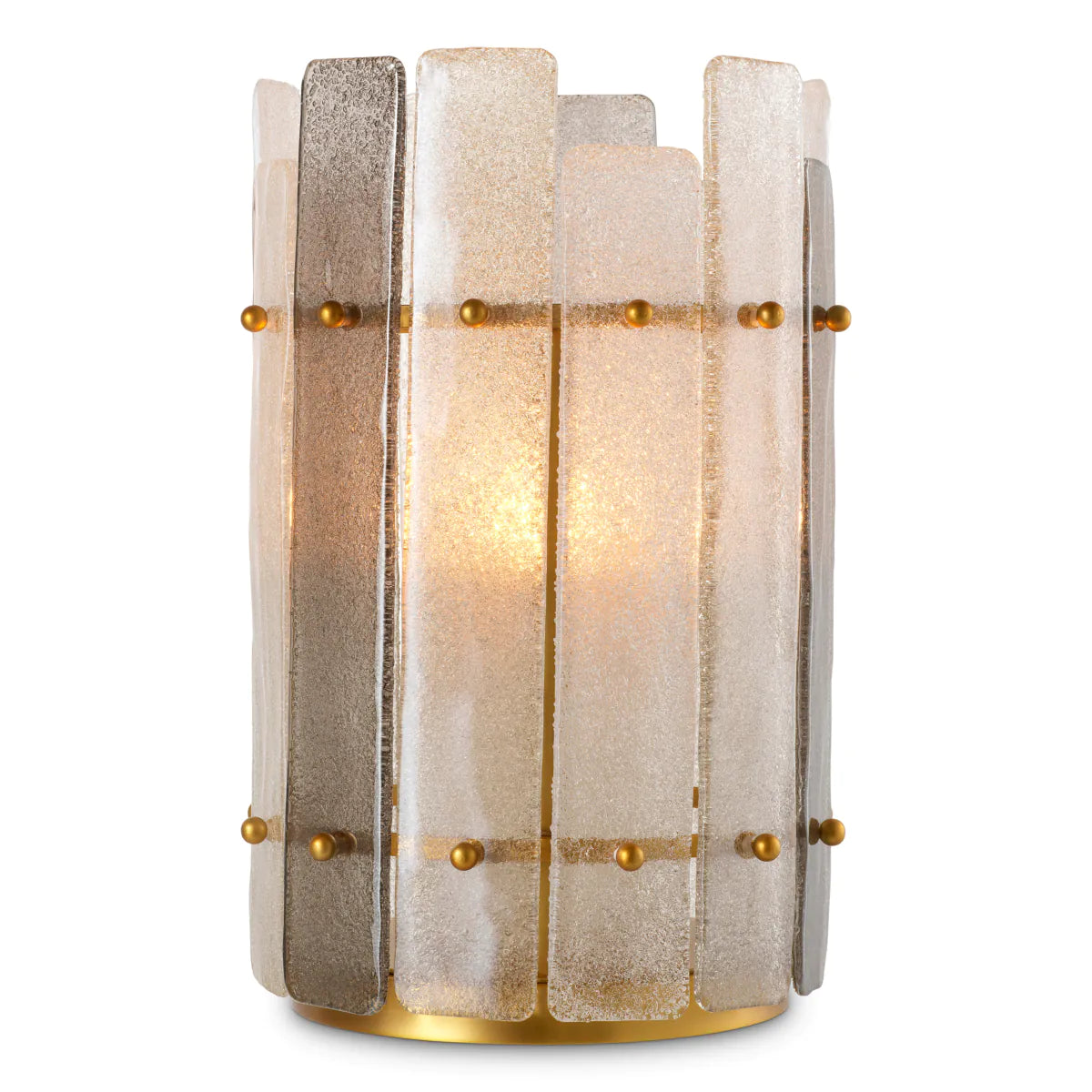 Charming Sandblasted Glass Hurricane