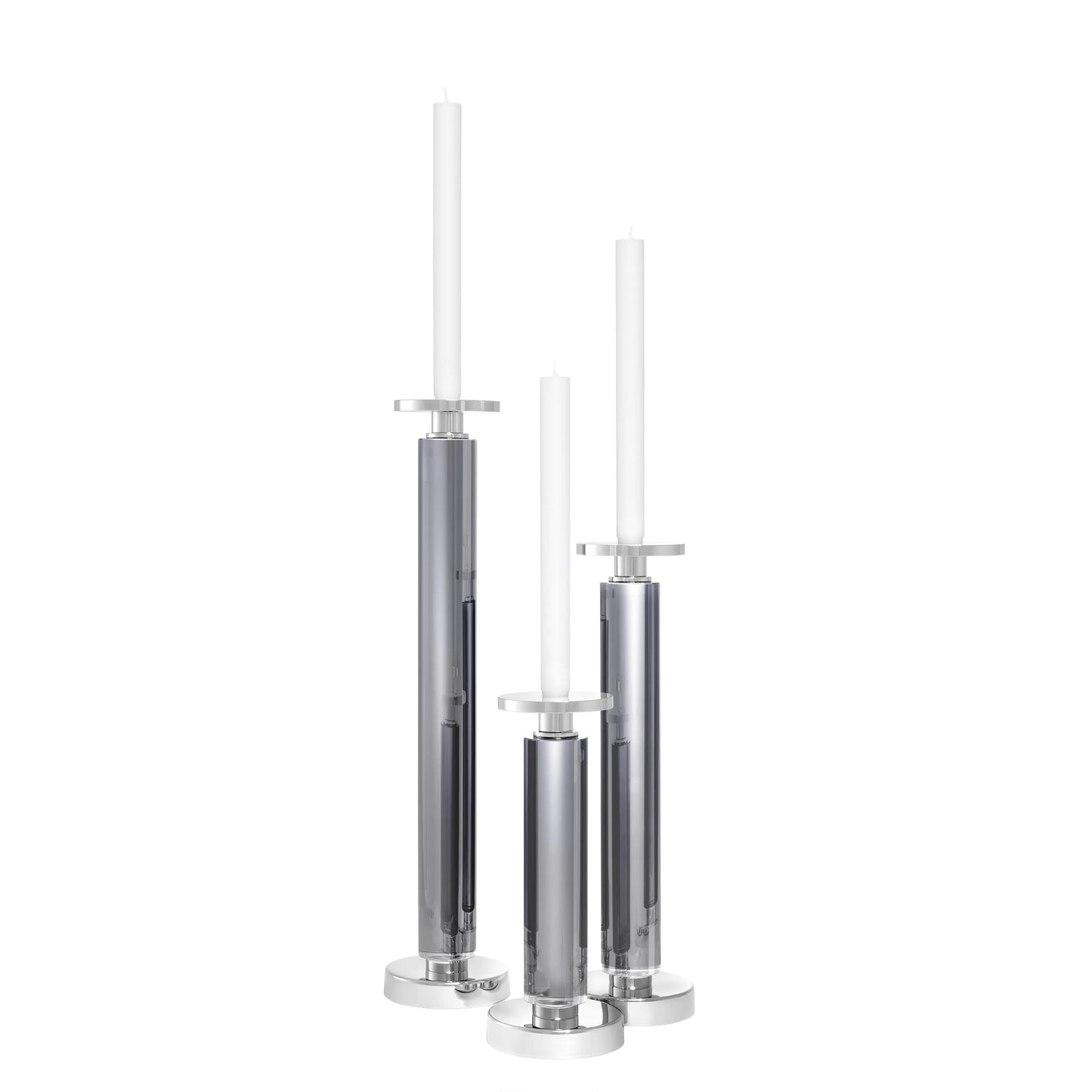 Crystal Candle Holder Set of 3