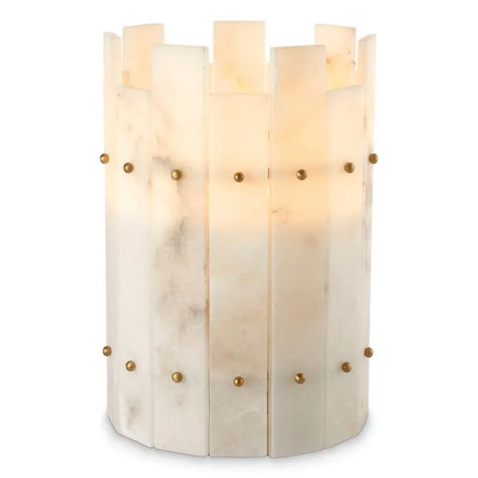 Alabaster and Brass Hurricane