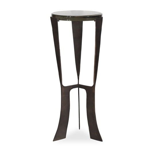Cast Glass Drink Table