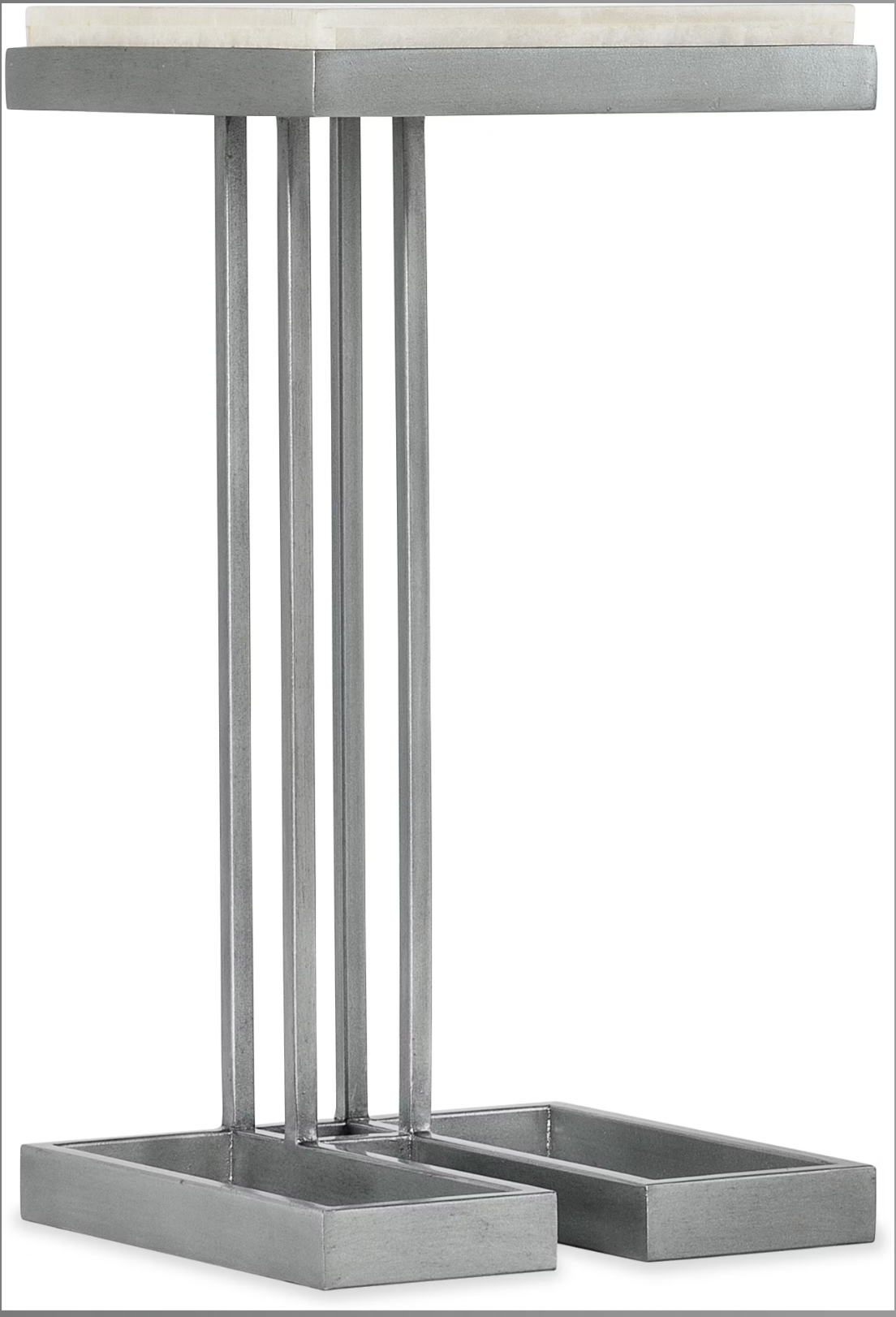 Silver and Onyx Side Table