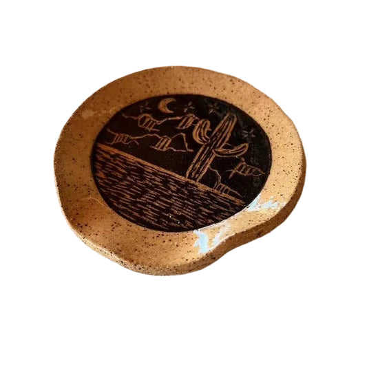 Desert Ceramic Spoon Rest