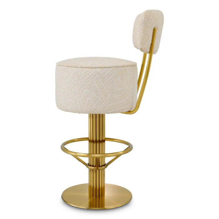 Camari Cream Bar & Counter Stool
