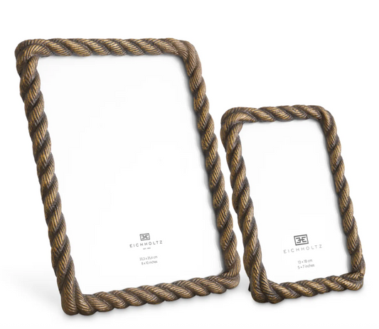 Brass Rope Picture Frame