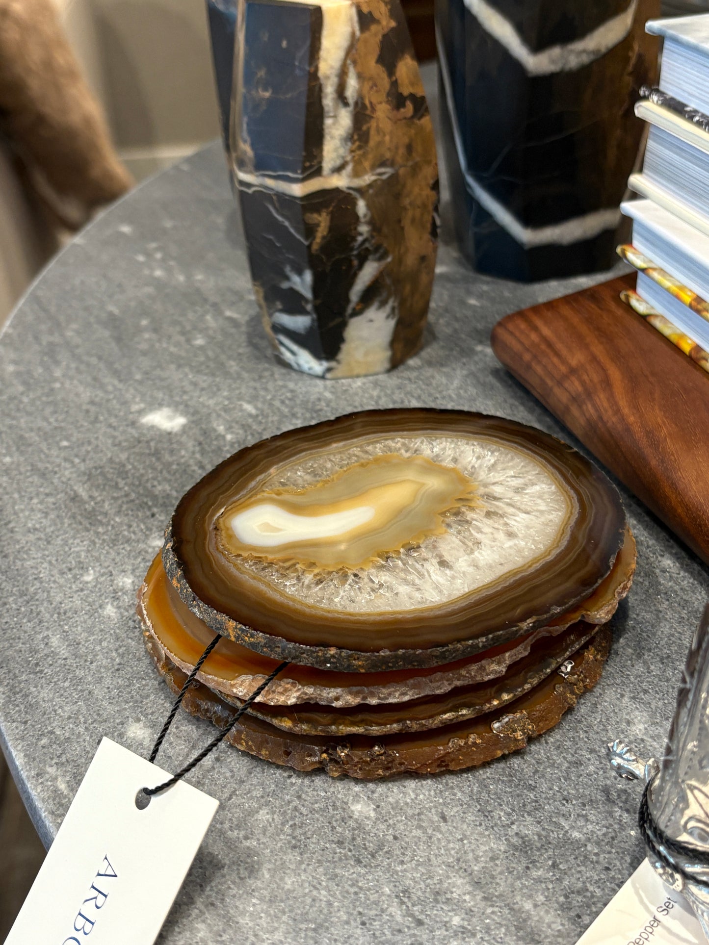 Agate Coaster S/4