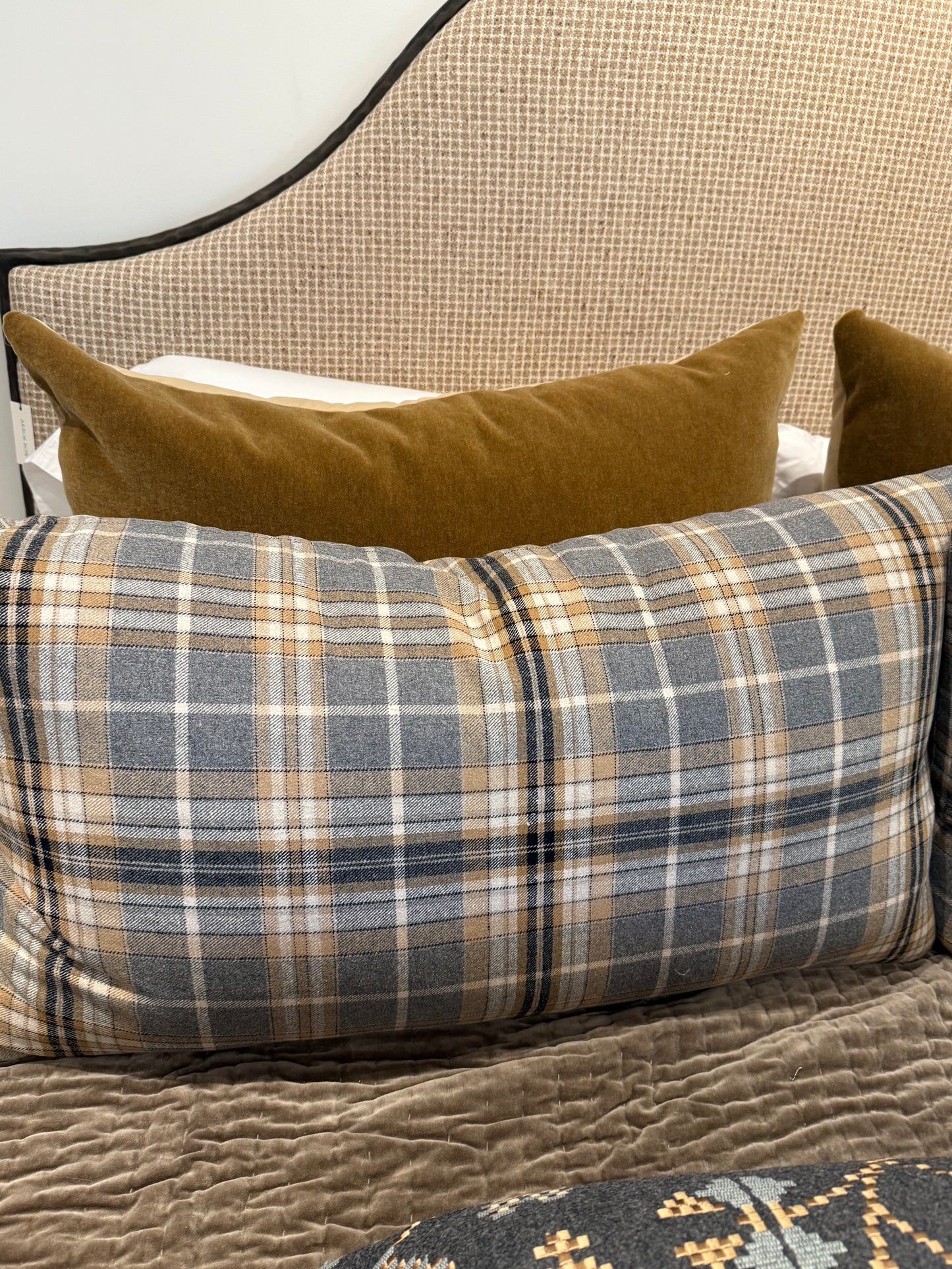 20X36 Custom Plaid King