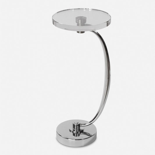 London Drink Table - Nickel