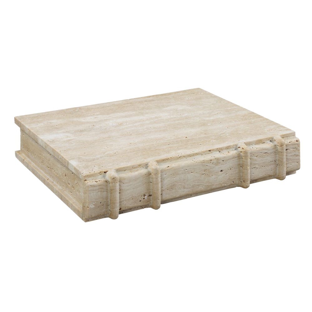 Travertine Storage Box - Large
