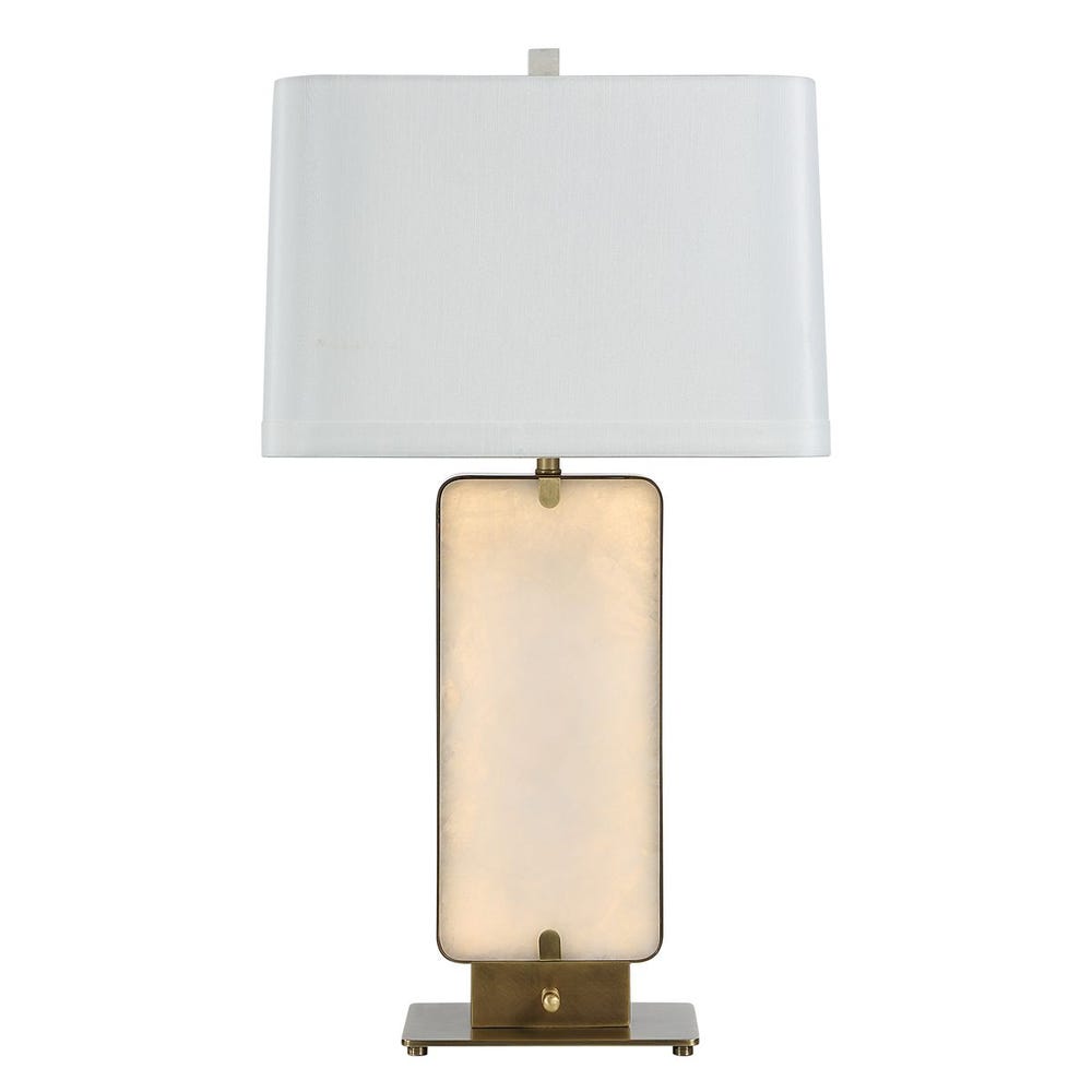 Quartz Light Up Table Lamp