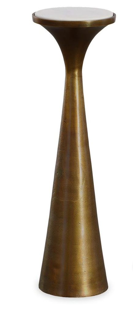 Brass Slender Drink Table