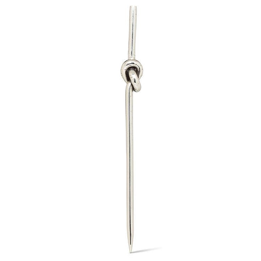 Silver Knot Cocktail Pick
