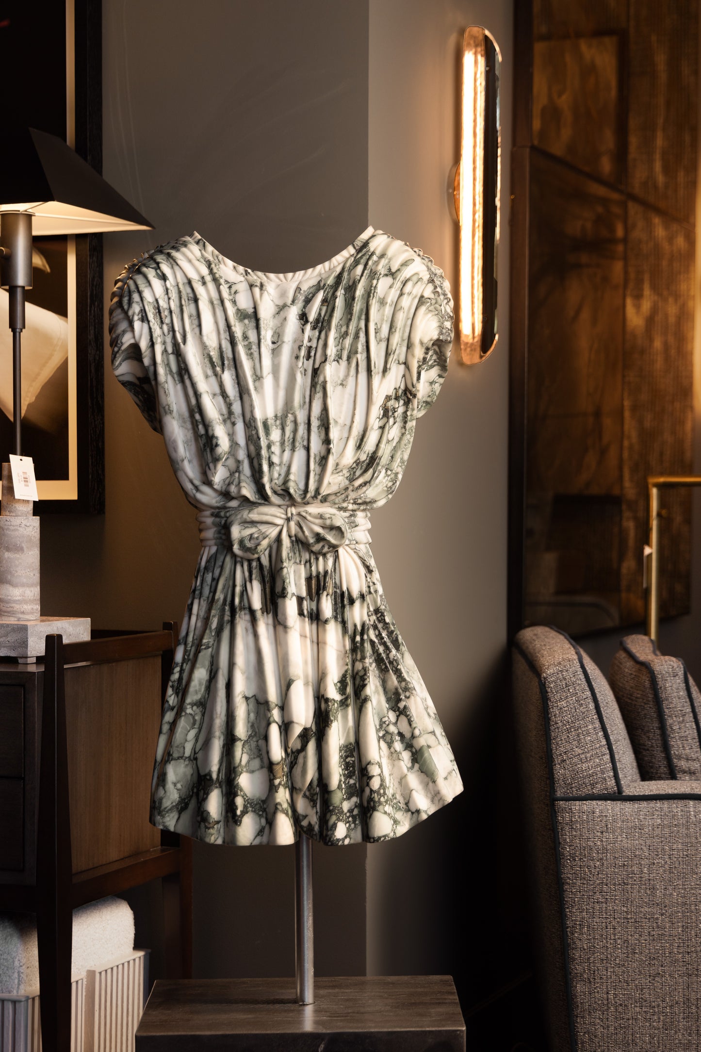 Marble Dress Sculpture
